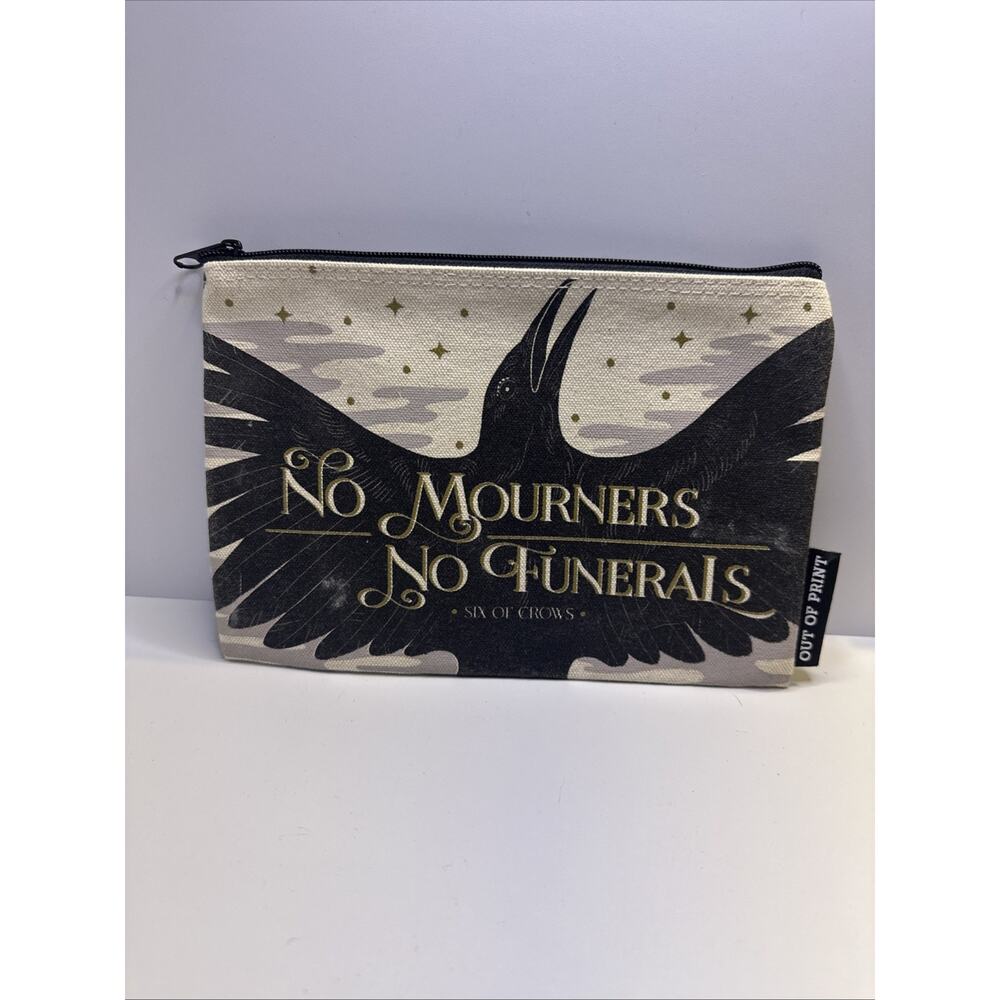 Six Of Crows Grishaverse Zippered Canvas Pouch Bag By Out Of Print